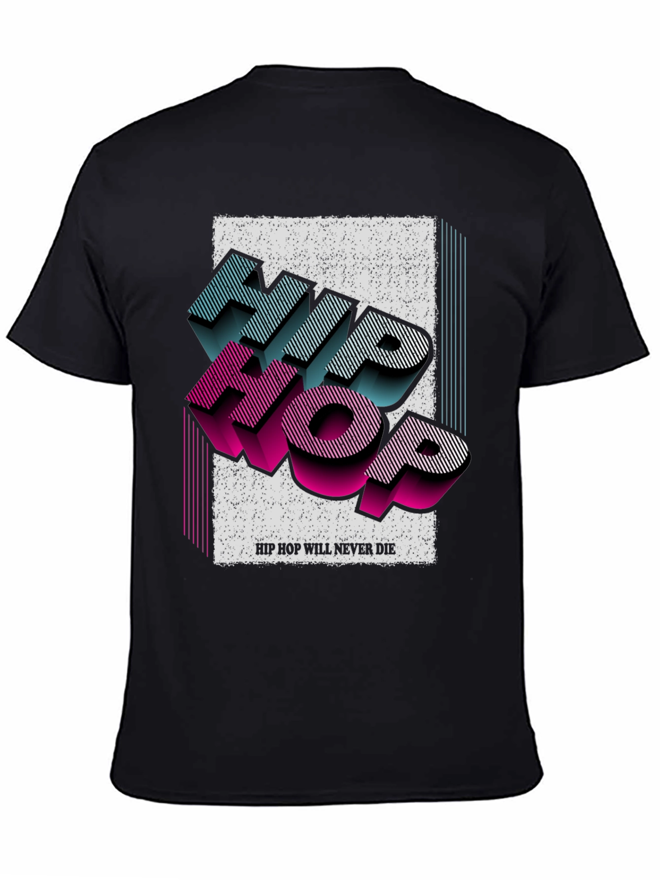 Retro Hip Hop T-Shirt - Never Die Style