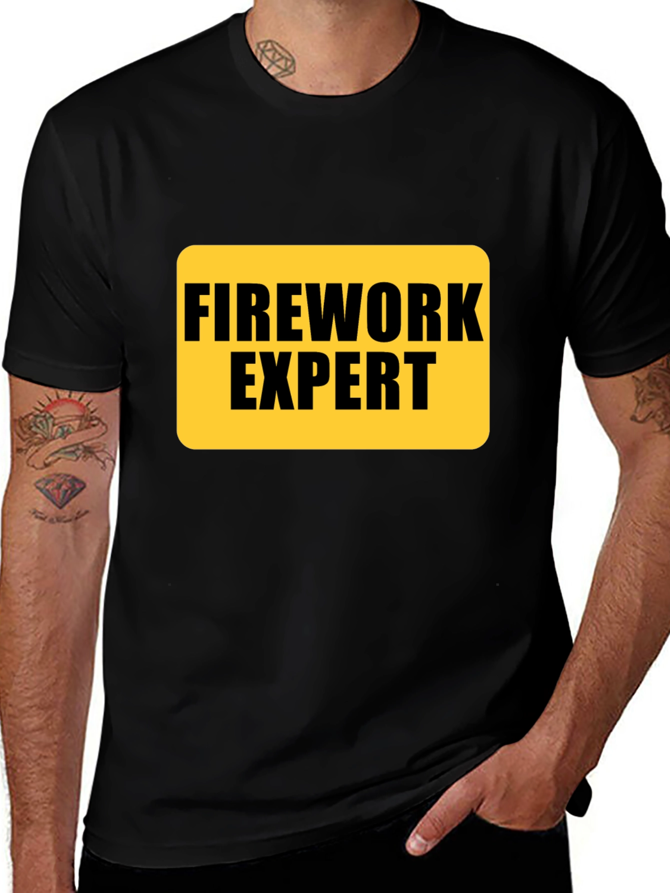 Firework Expert Graphic Tee - Novelty Gift