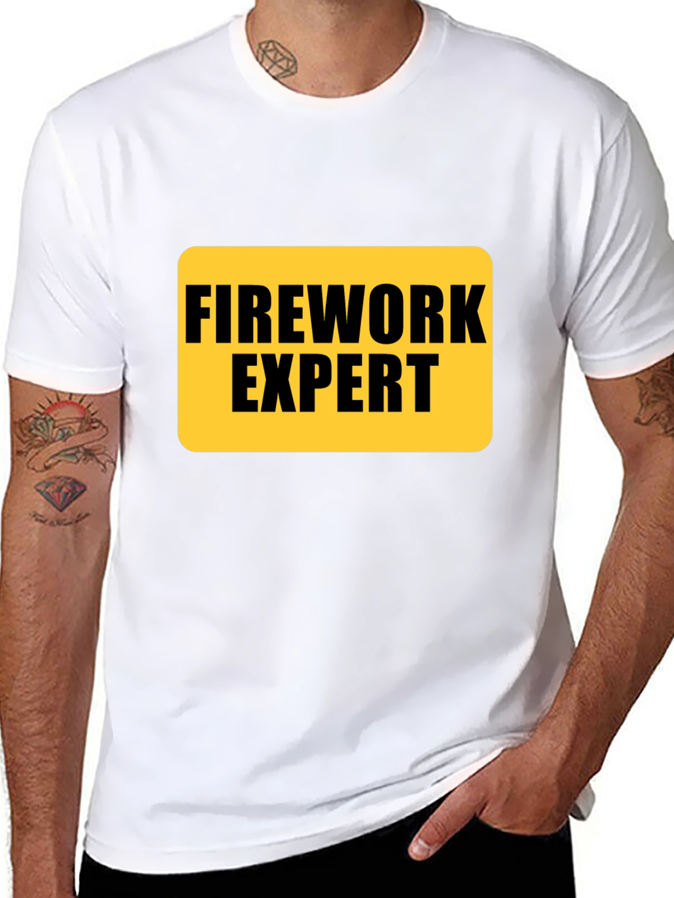 Firework Expert Graphic Tee - Novelty Gift