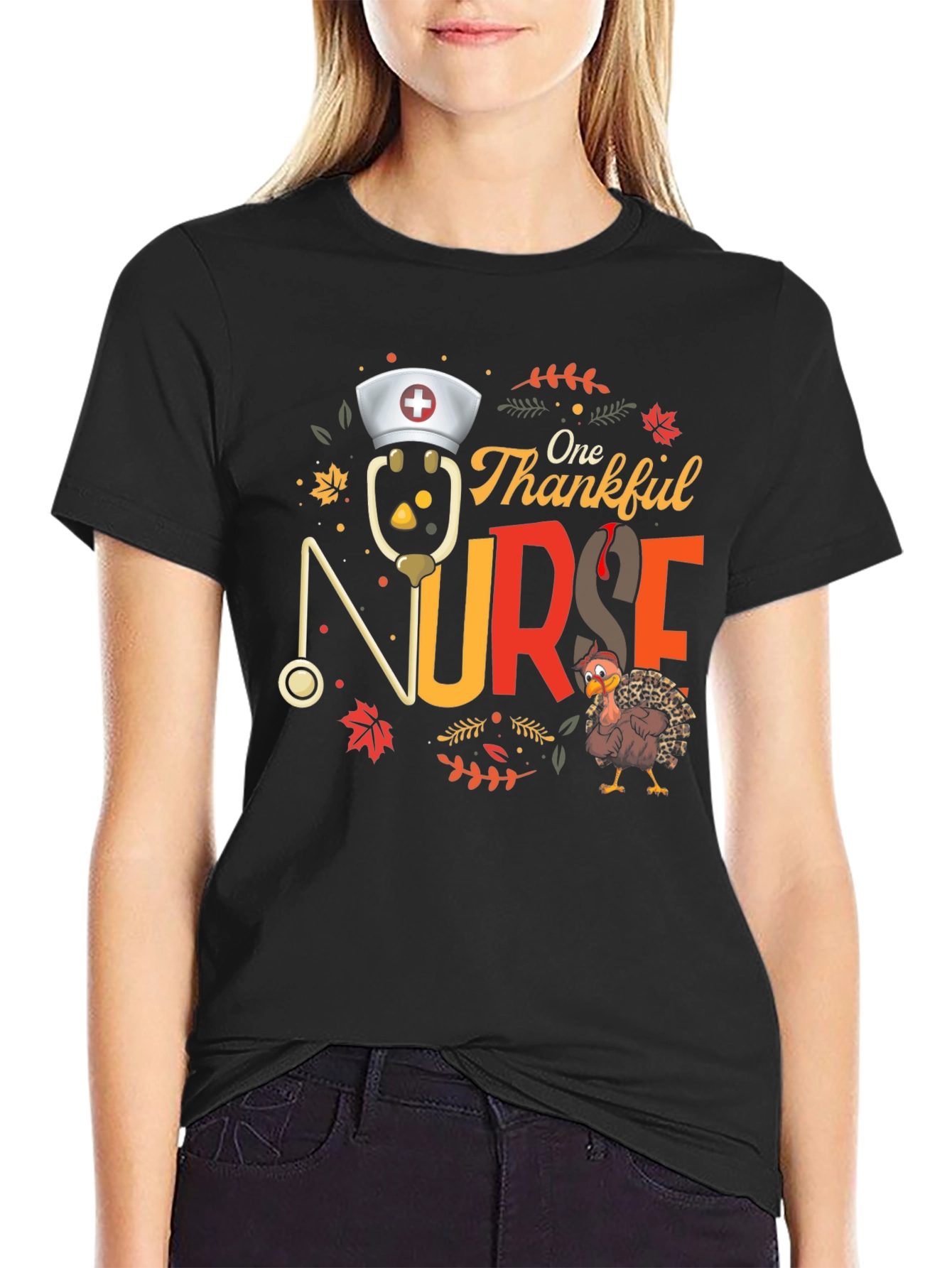 One Thankful Nurse Thanksgiving T-Shirt