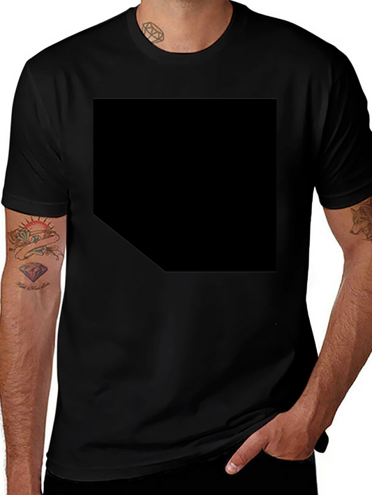 Classic Black Solid Color T-Shirt