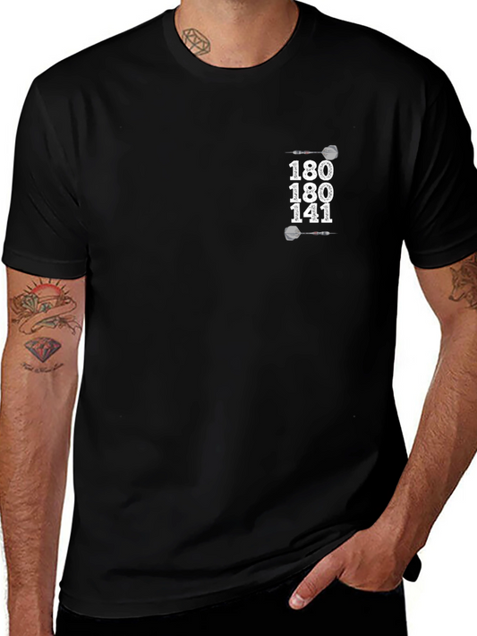 Darts 180 141 Graphic Black Tee