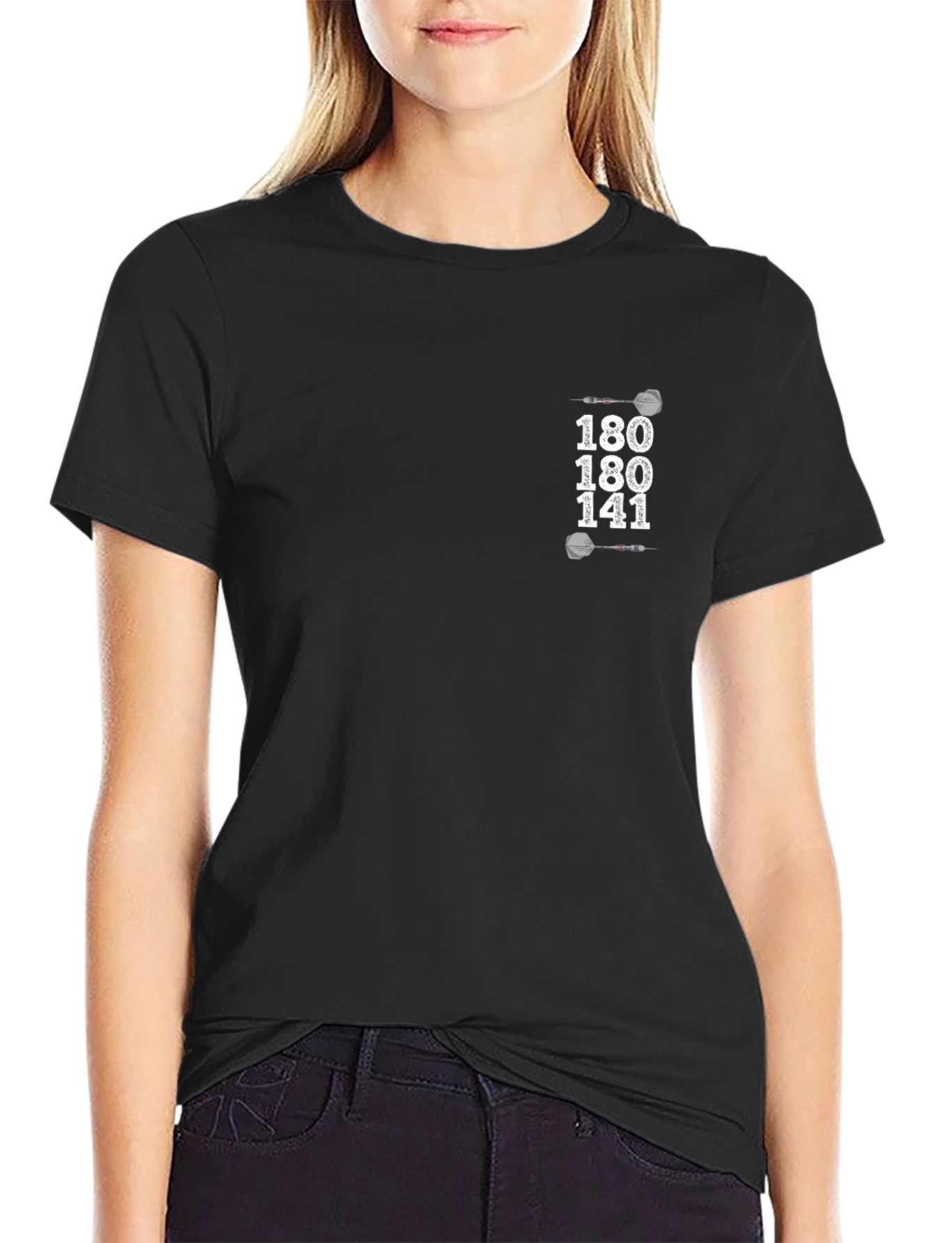 Darts 180 141 Graphic Black Tee