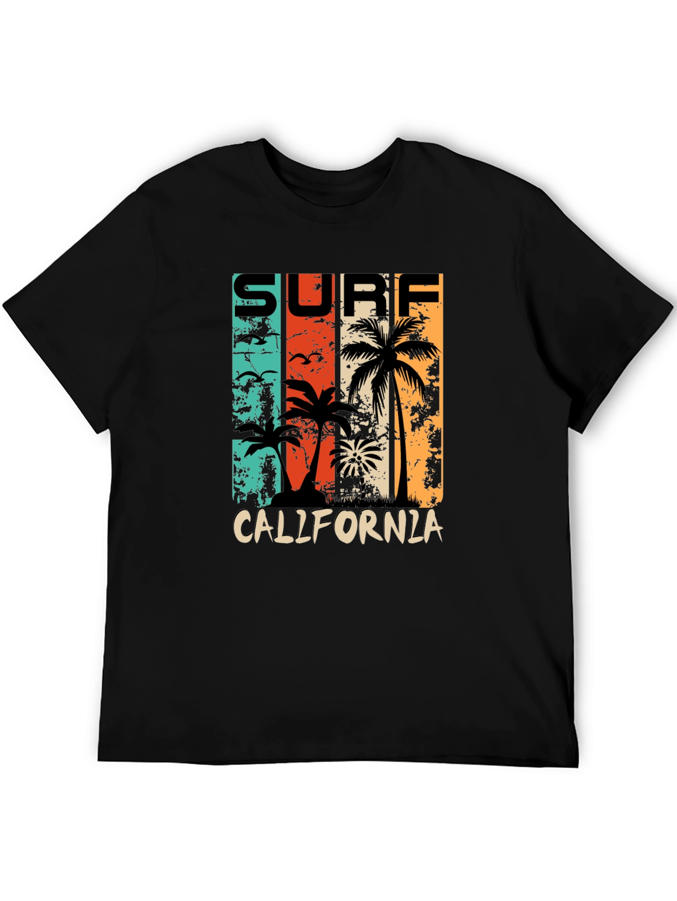 Surf California Retro Graphic T-Shirt