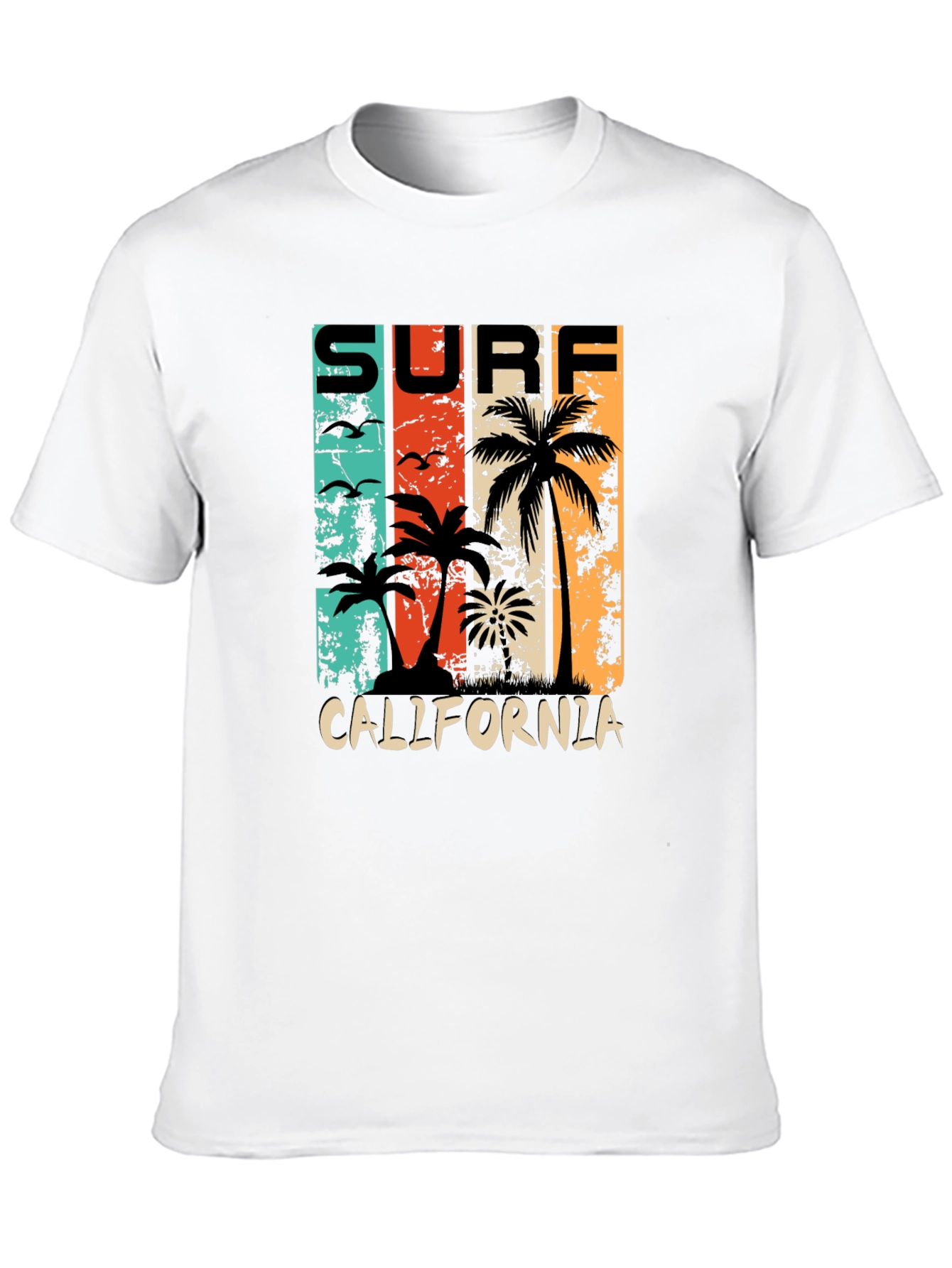 Surf California Retro Graphic T-Shirt