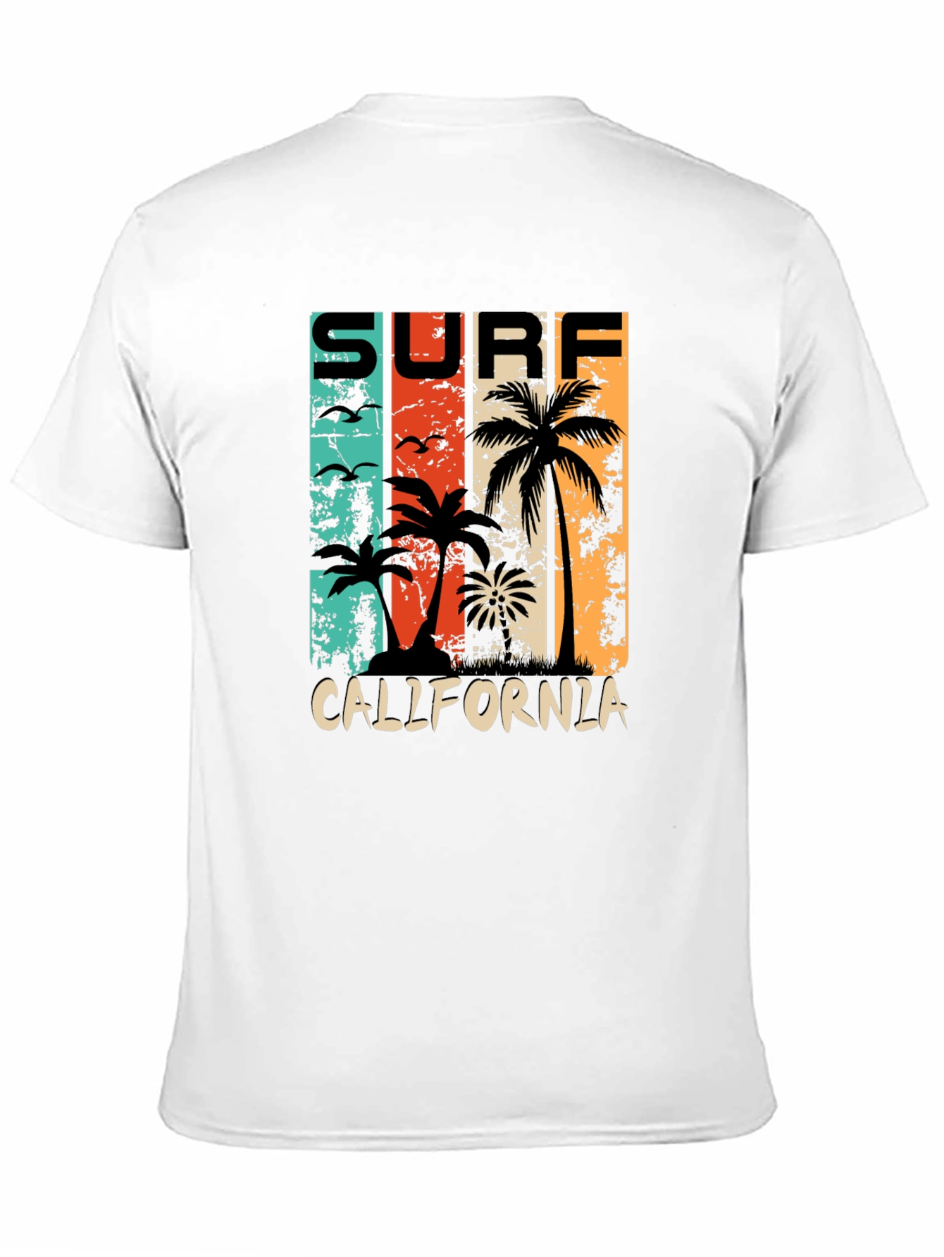 Surf California Retro Graphic T-Shirt
