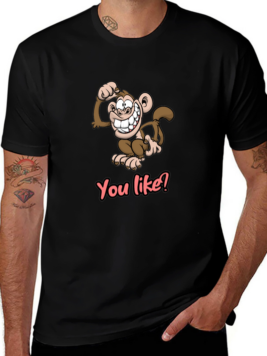 Funny Monkey Graphic Tee - You Like? T-Shirt