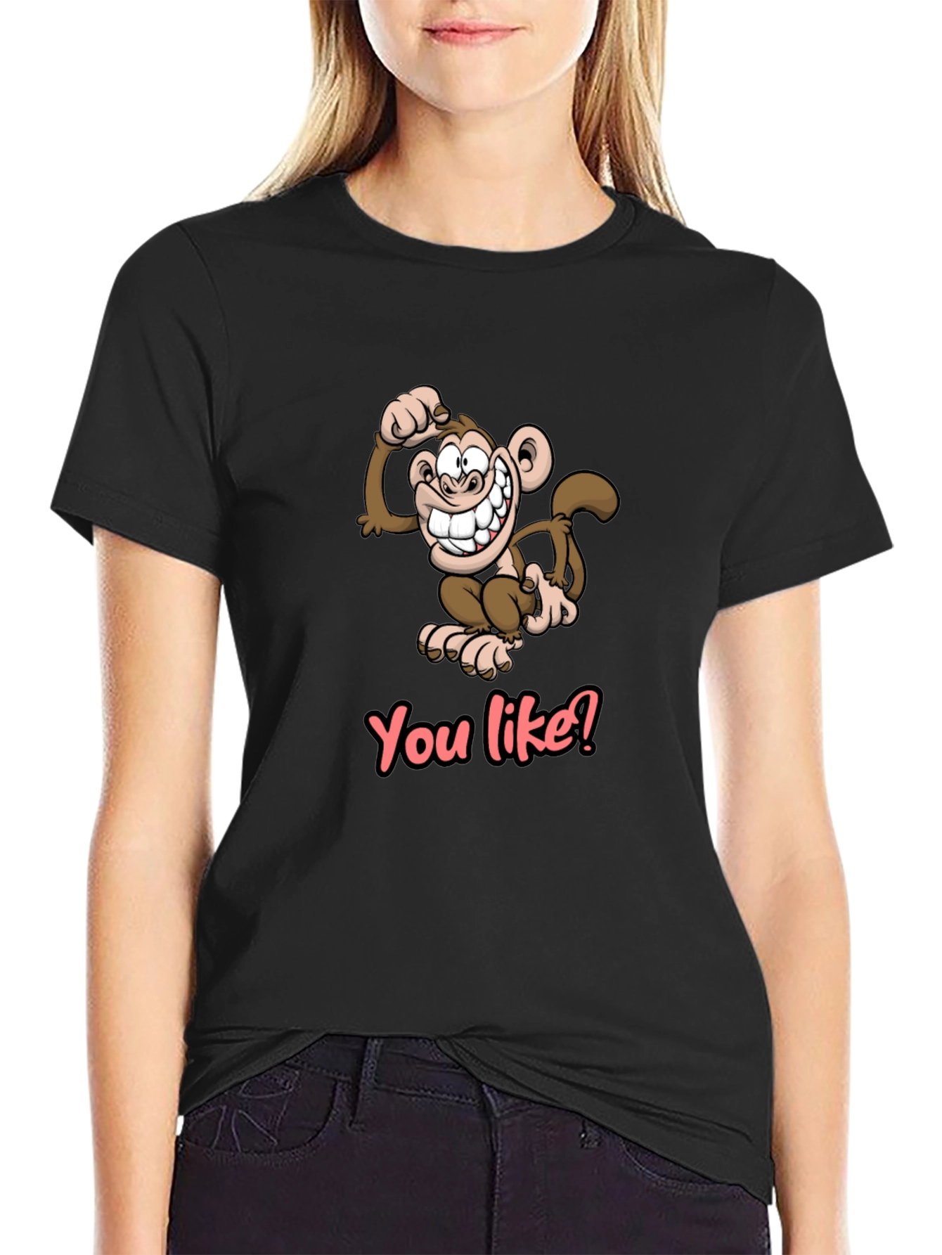 Funny Monkey Graphic Tee - You Like? T-Shirt