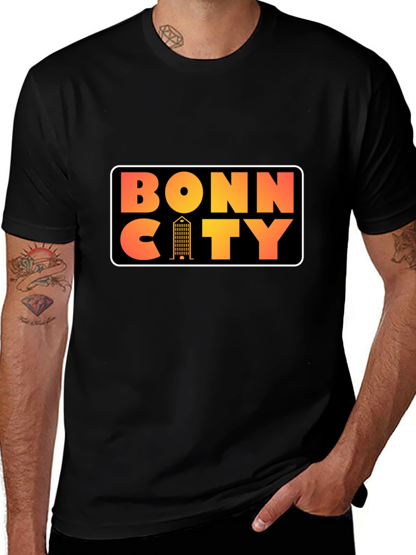 Bonn City Graphic Tee - Modern Urban Style