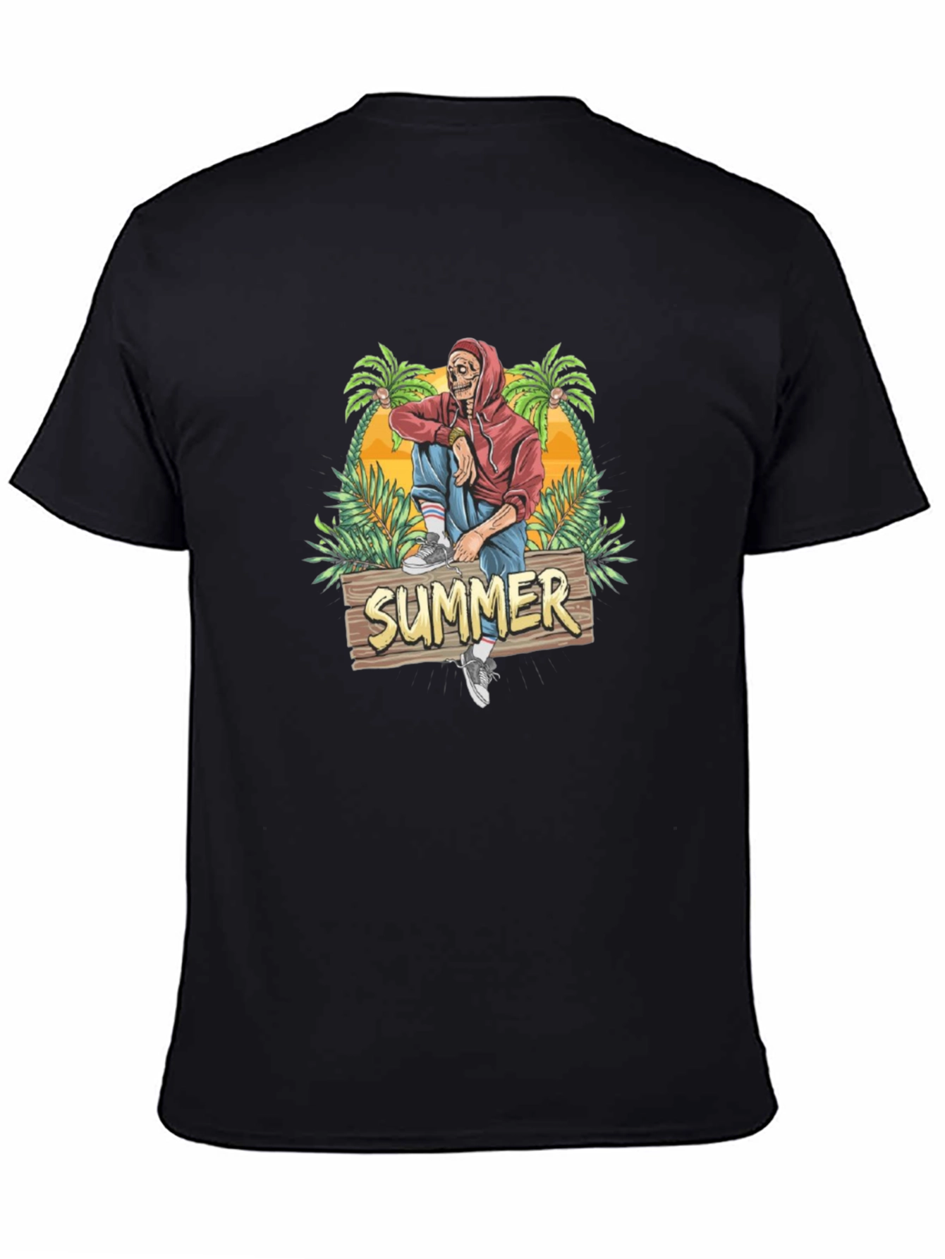 Summer Skeleton T-Shirt - Vacation Vibes!