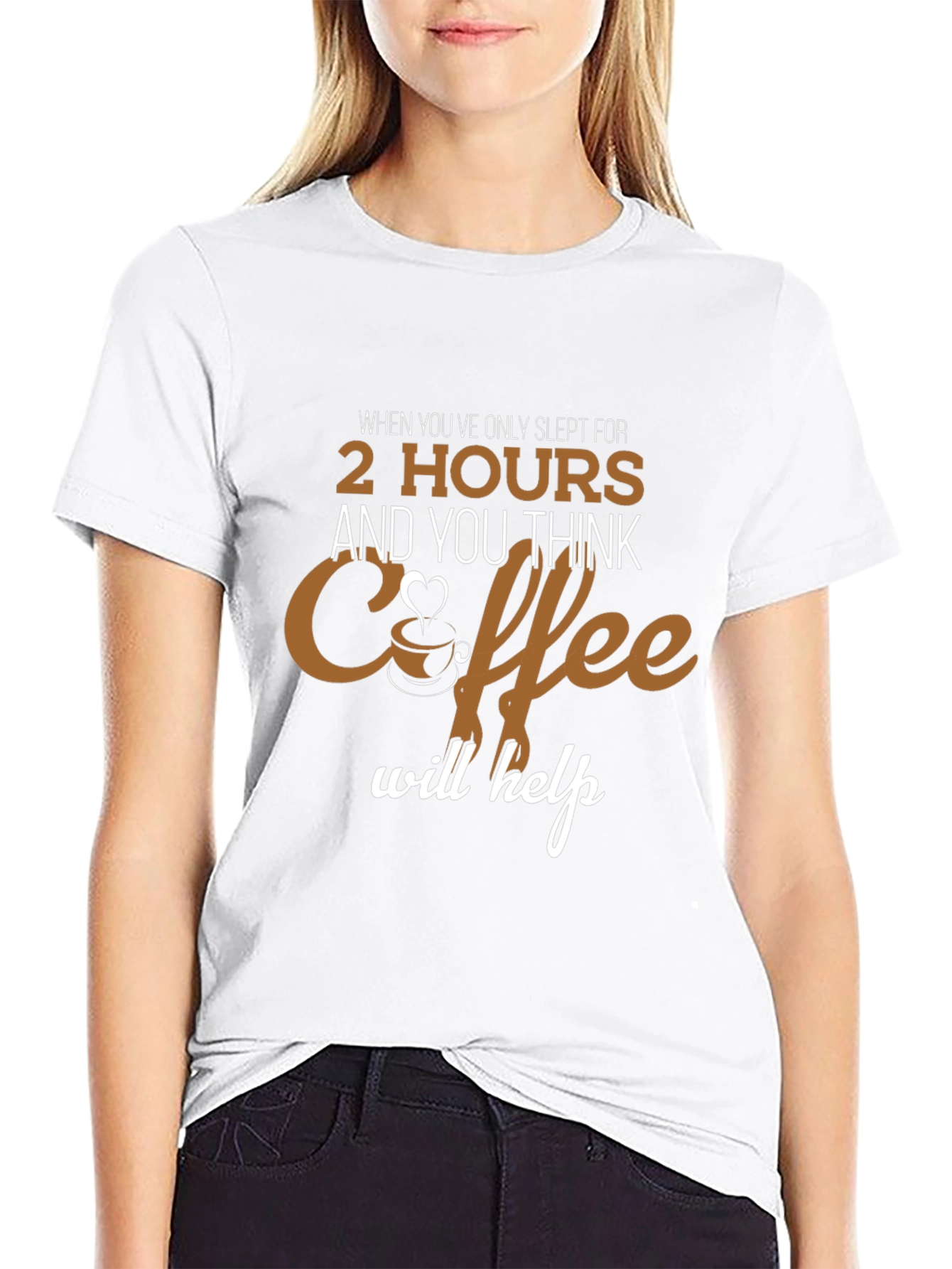 Coffee Will Help Black Graphic Tee