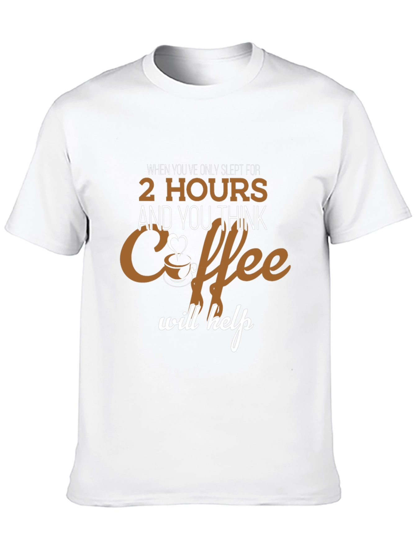 Coffee Will Help Black Graphic Tee
