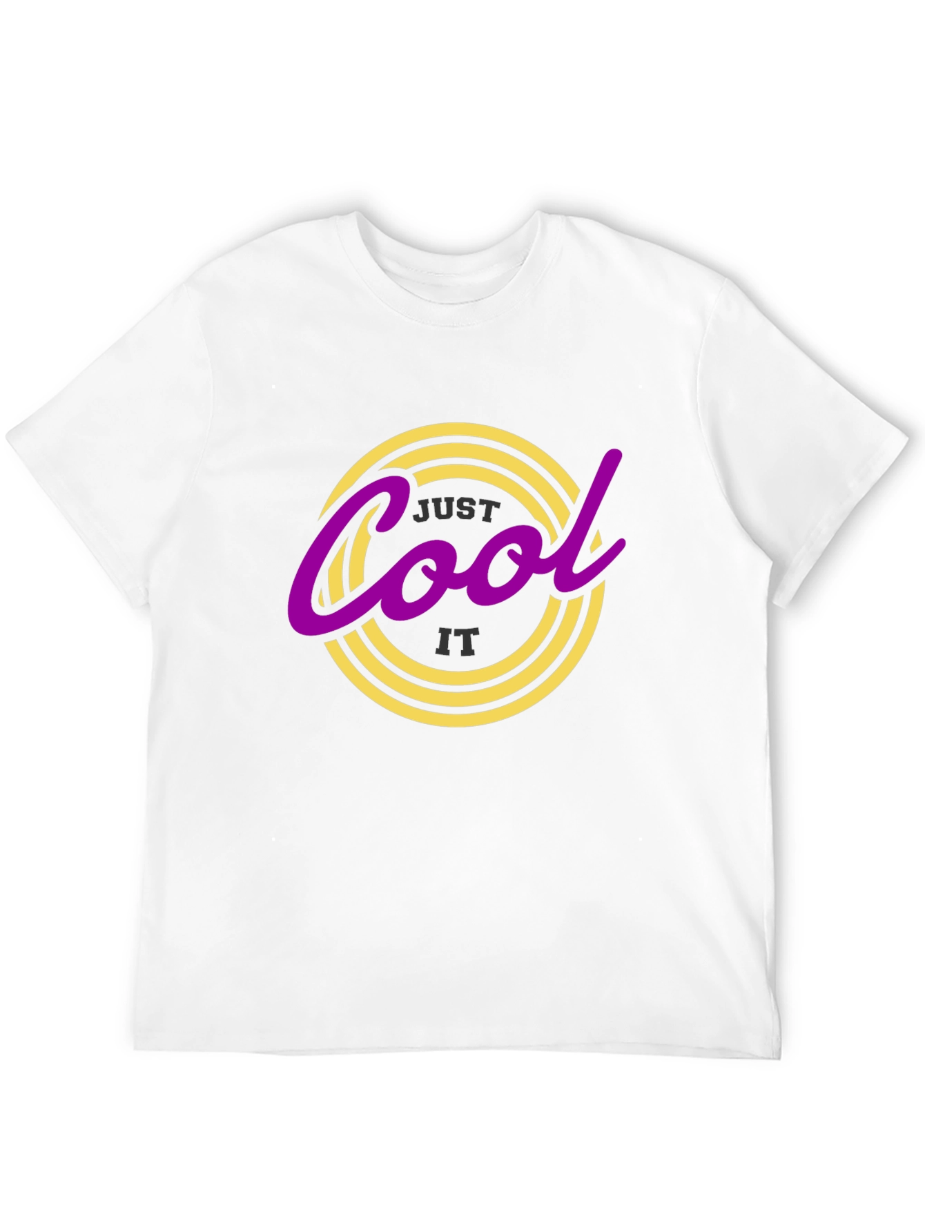 Just Cool It T-Shirt - Black Graphic Print