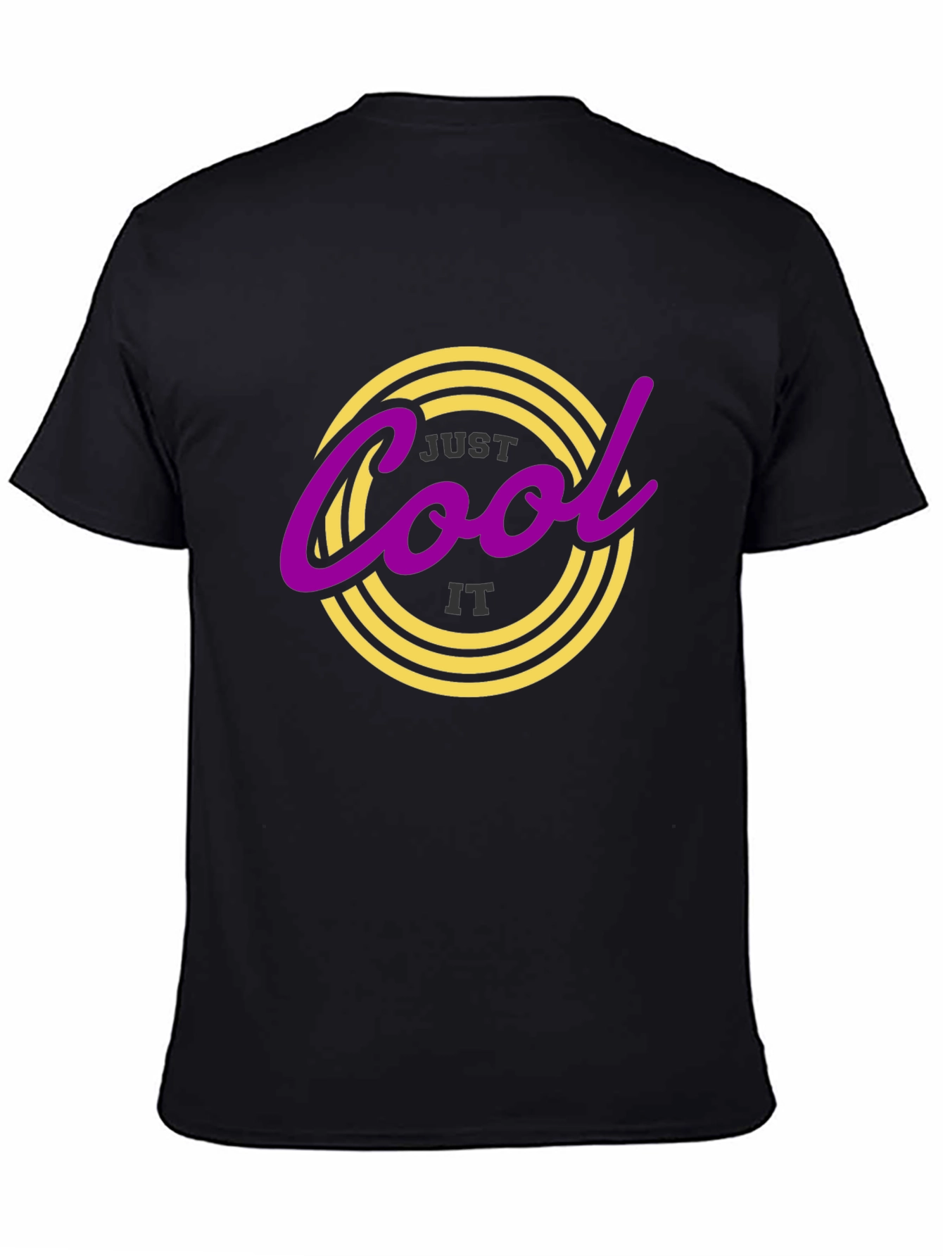 Just Cool It T-Shirt - Black Graphic Print