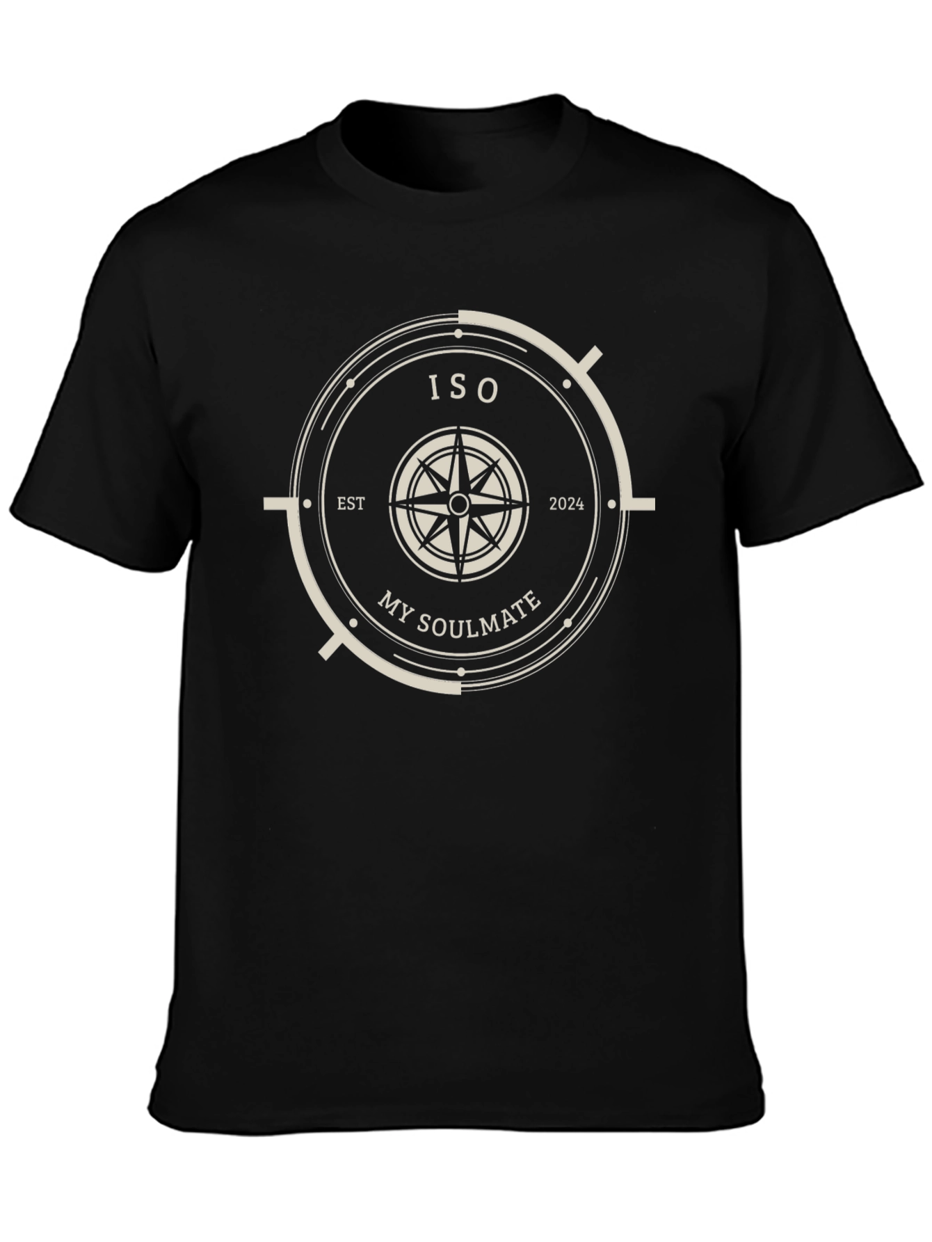 ISO My Soulmate Compass Graphic T-Shirt