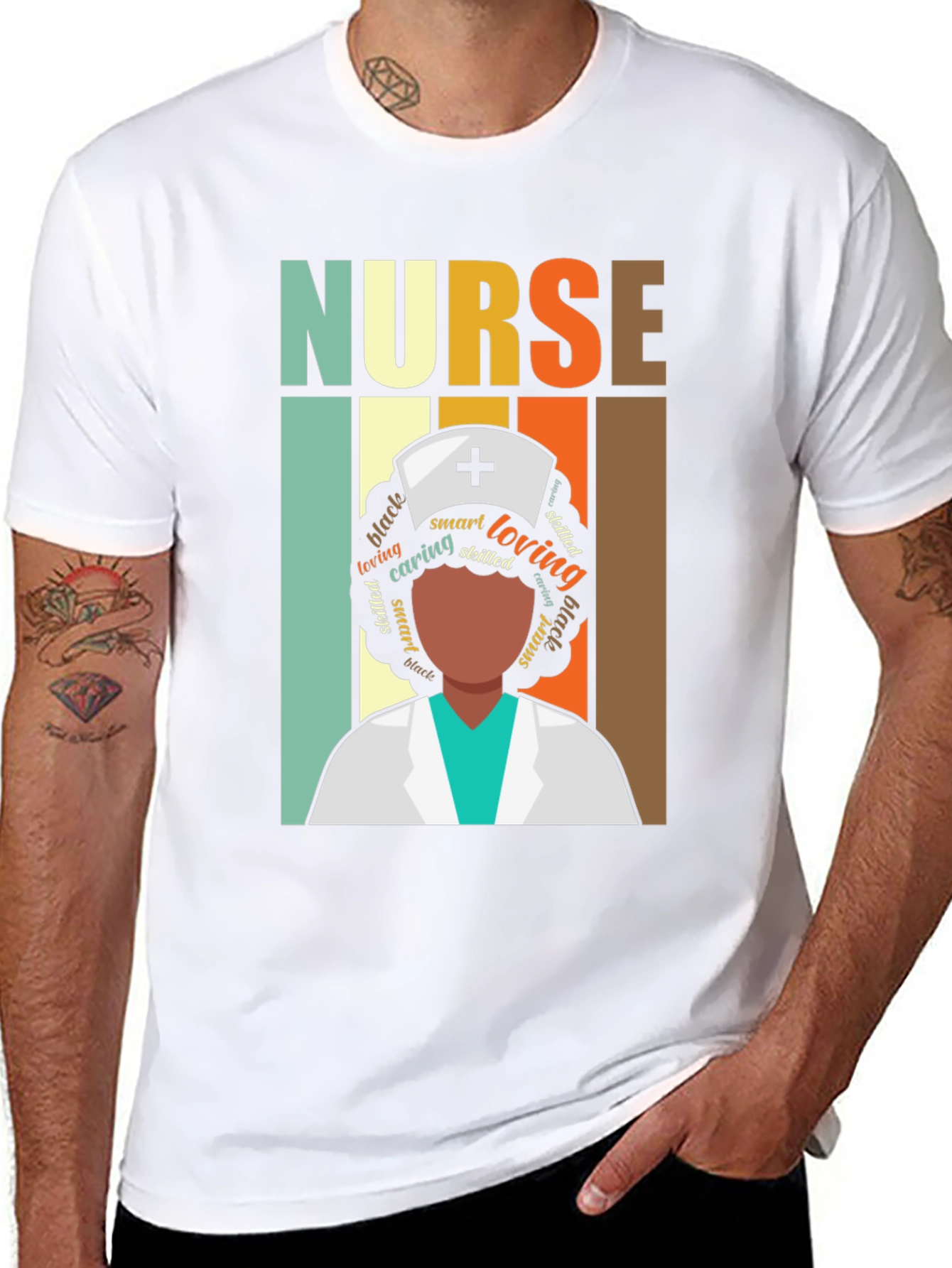 Retro Nurse T-Shirt - Black History Month