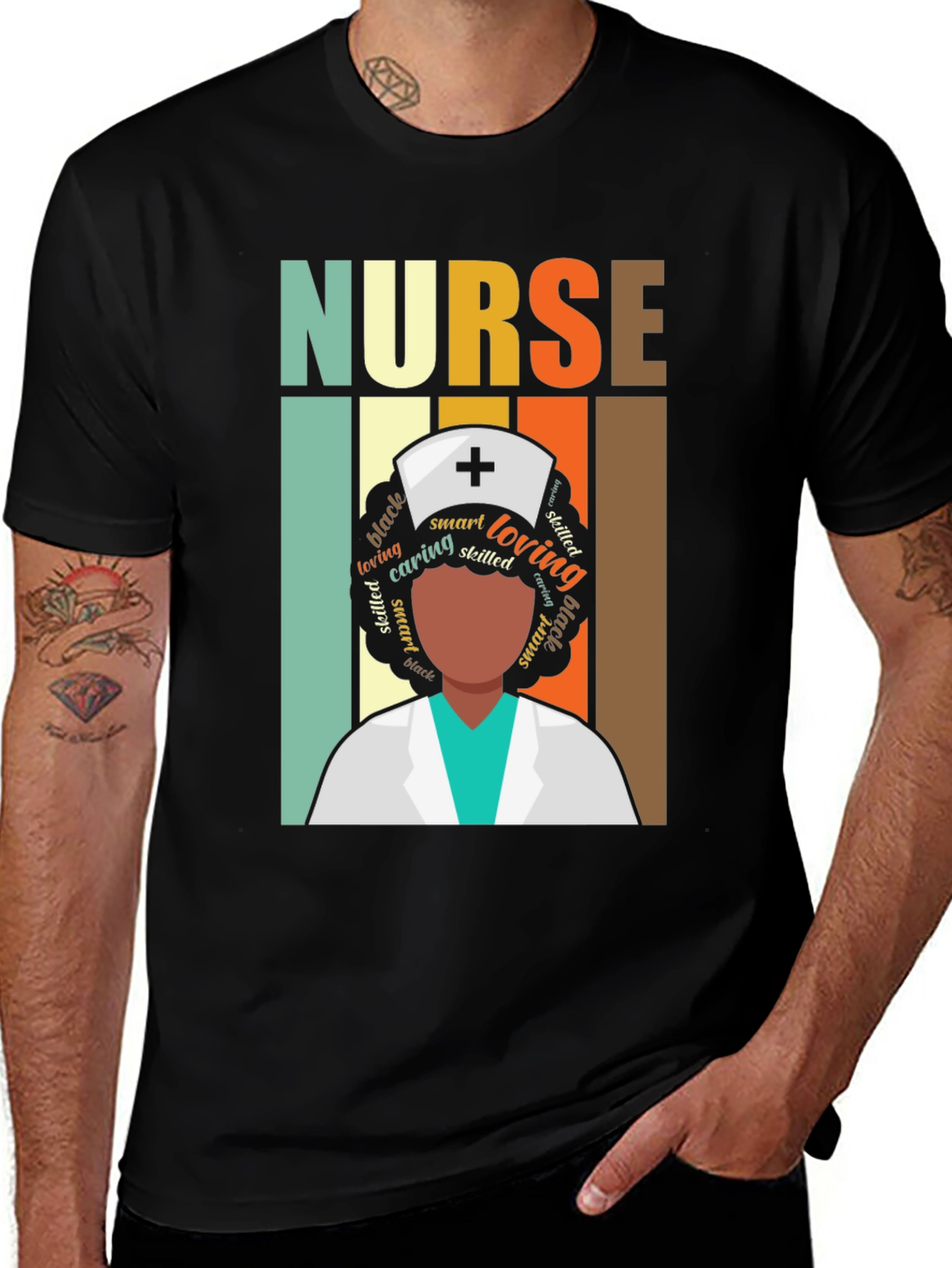 Retro Nurse T-Shirt - Black History Month