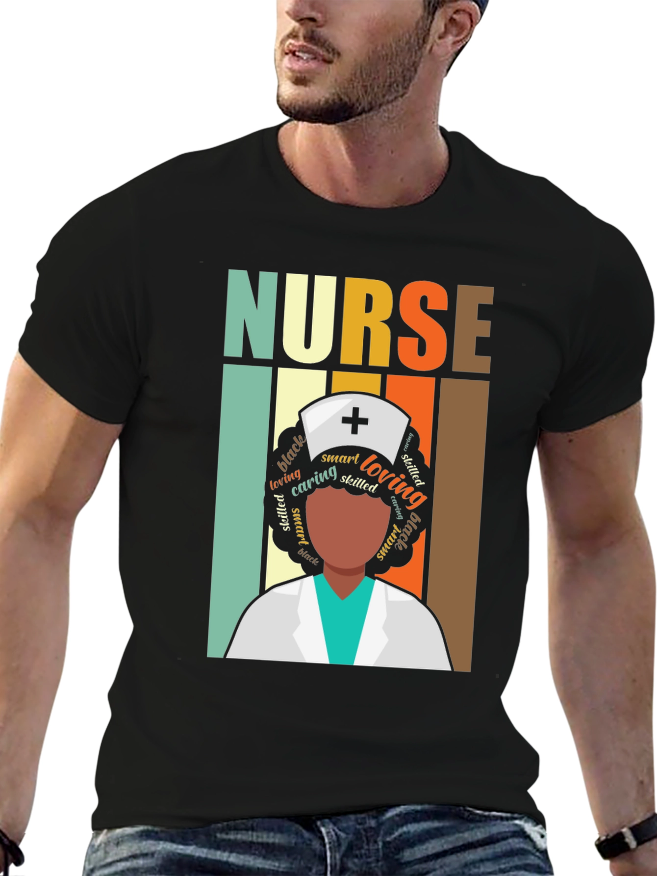 Retro Nurse T-Shirt - Black History Month