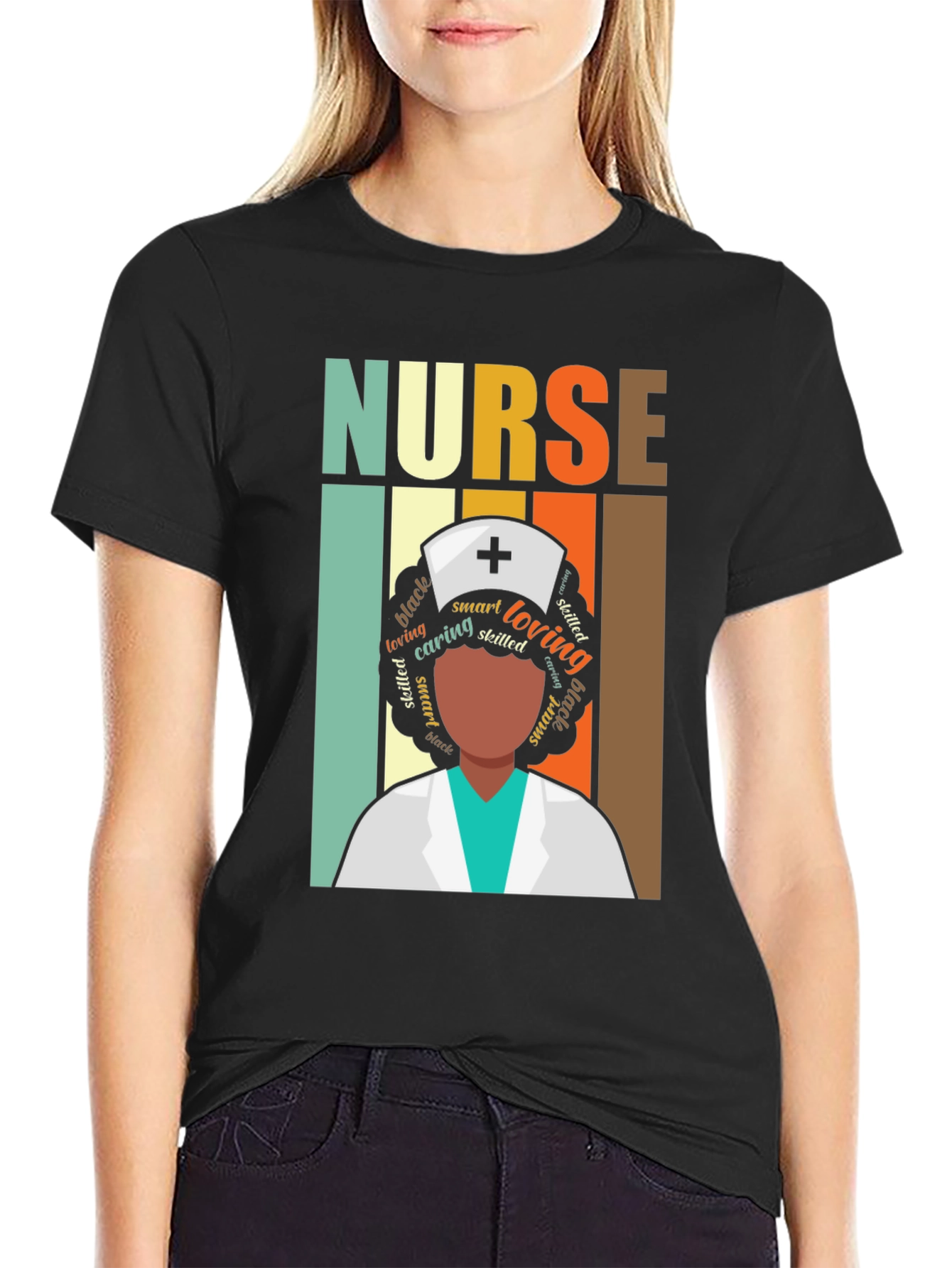 Retro Nurse T-Shirt - Black History Month