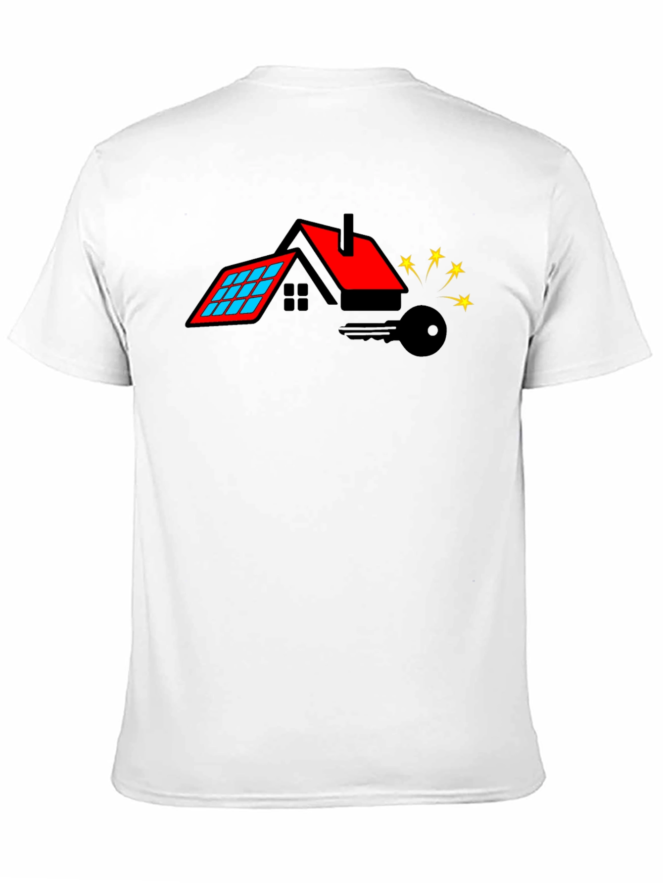 Home Key Black Graphic Tee
