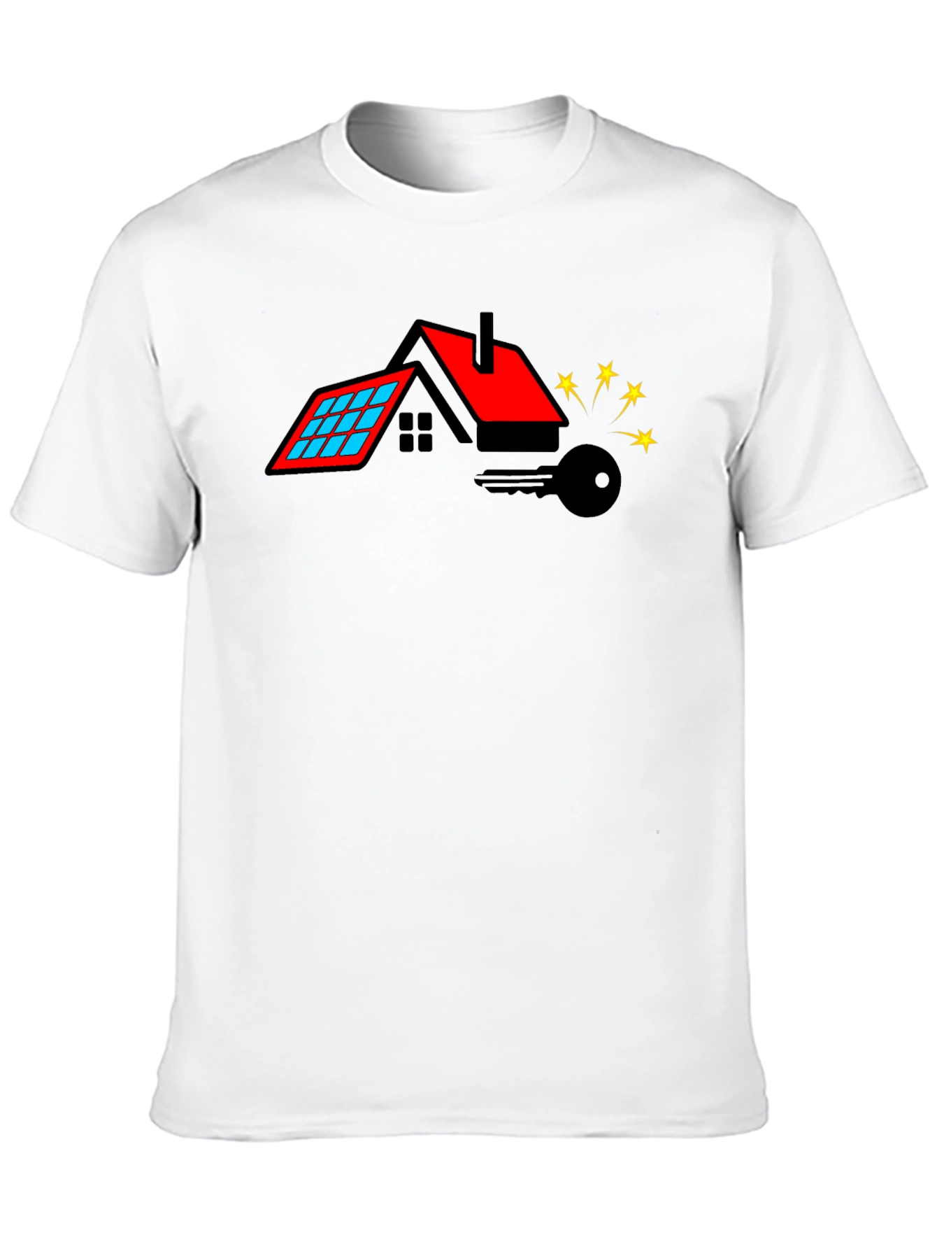 Home Key Black Graphic Tee