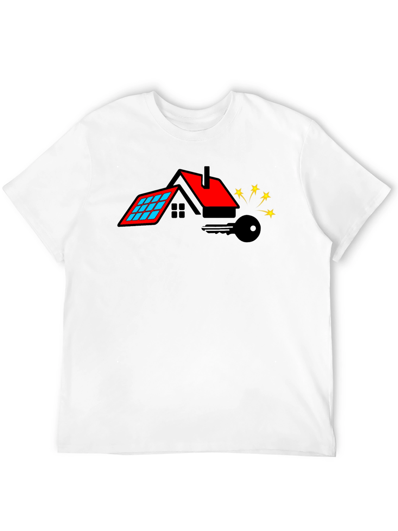 Home Key Black Graphic Tee