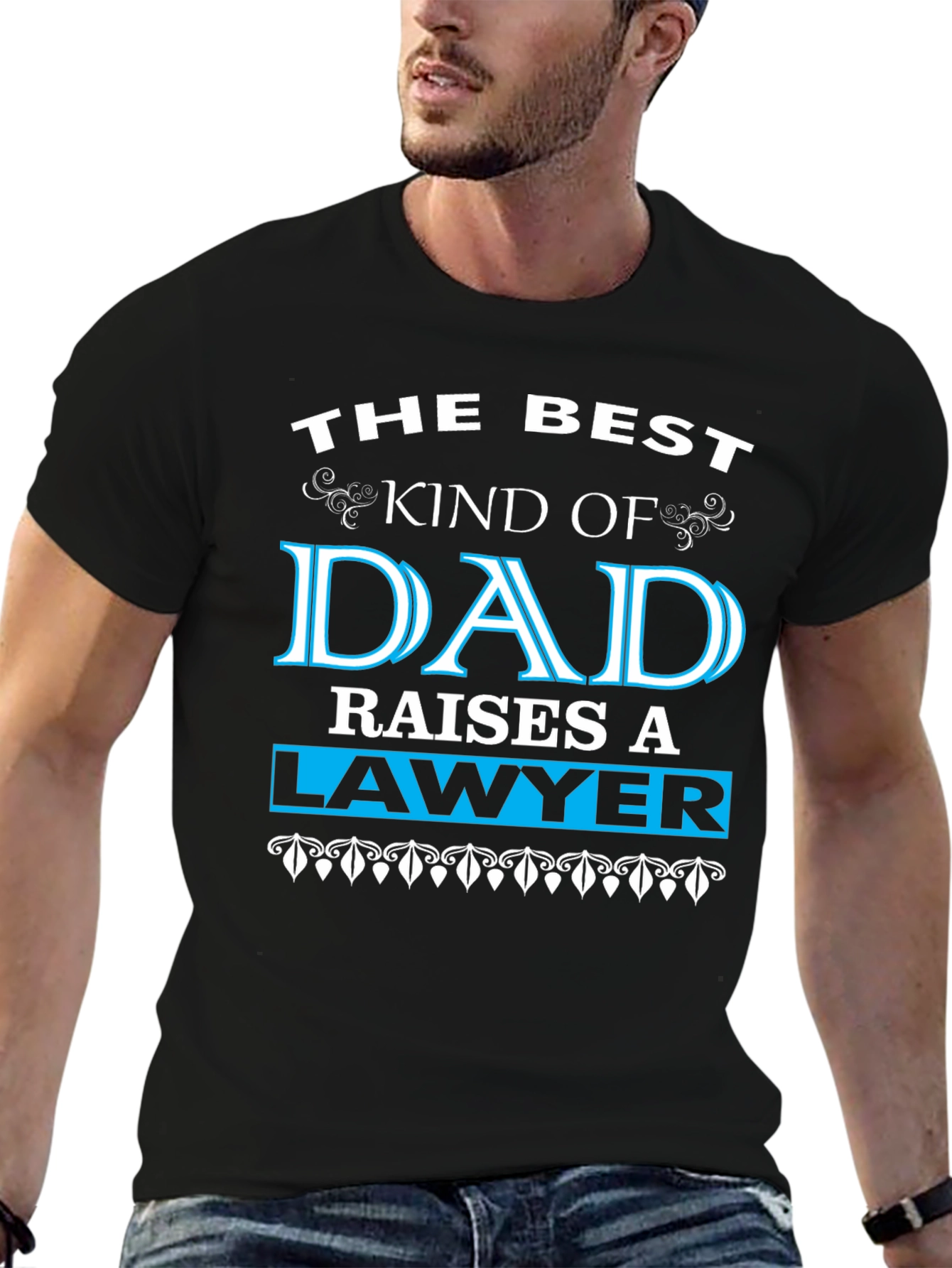 Best Kind of Dad Raises a Lawyer Graphic Tee