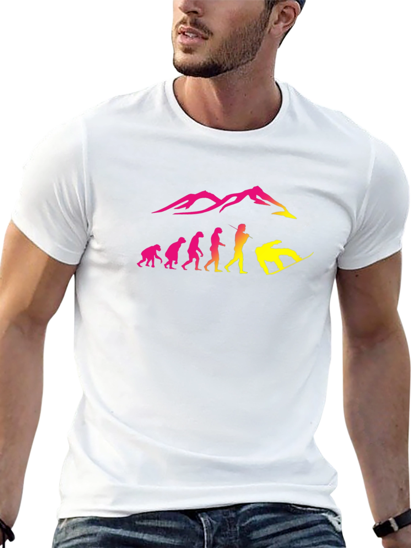 Snowboard Evolution Graphic Tee