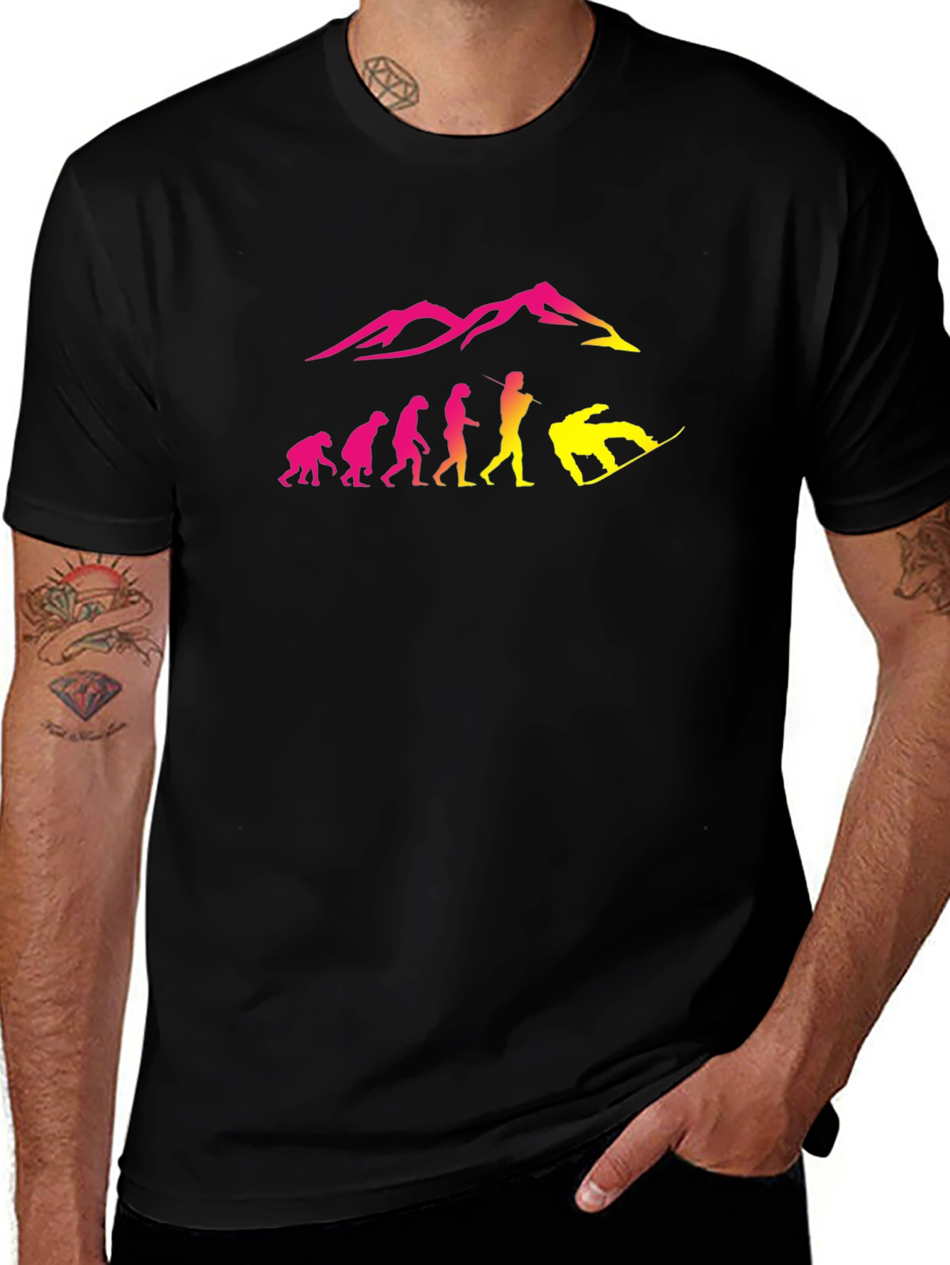 Snowboard Evolution Graphic Tee