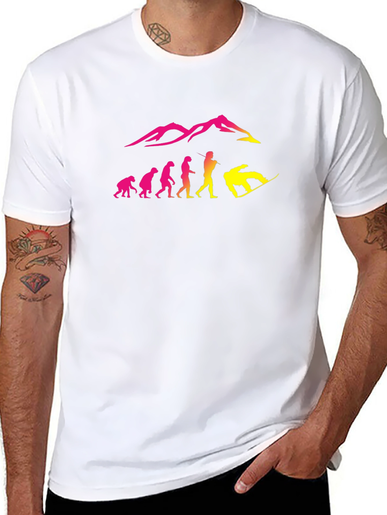 Snowboard Evolution Graphic Tee