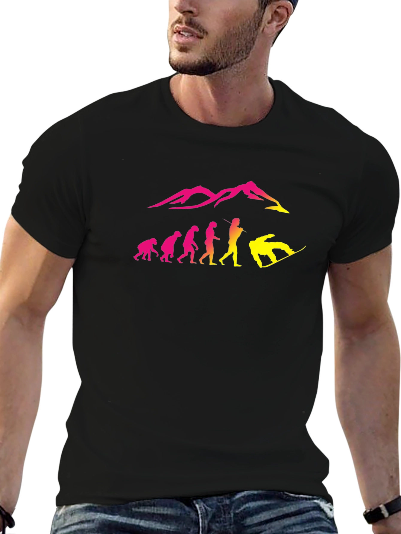 Snowboard Evolution Graphic Tee