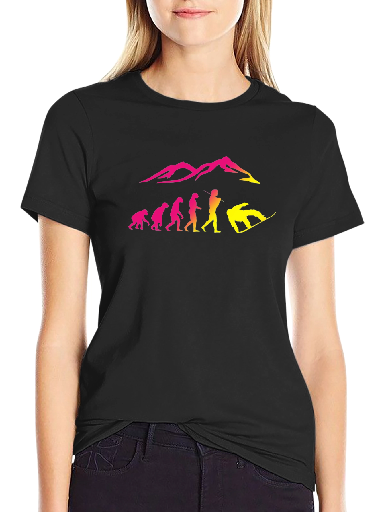 Snowboard Evolution Graphic Tee