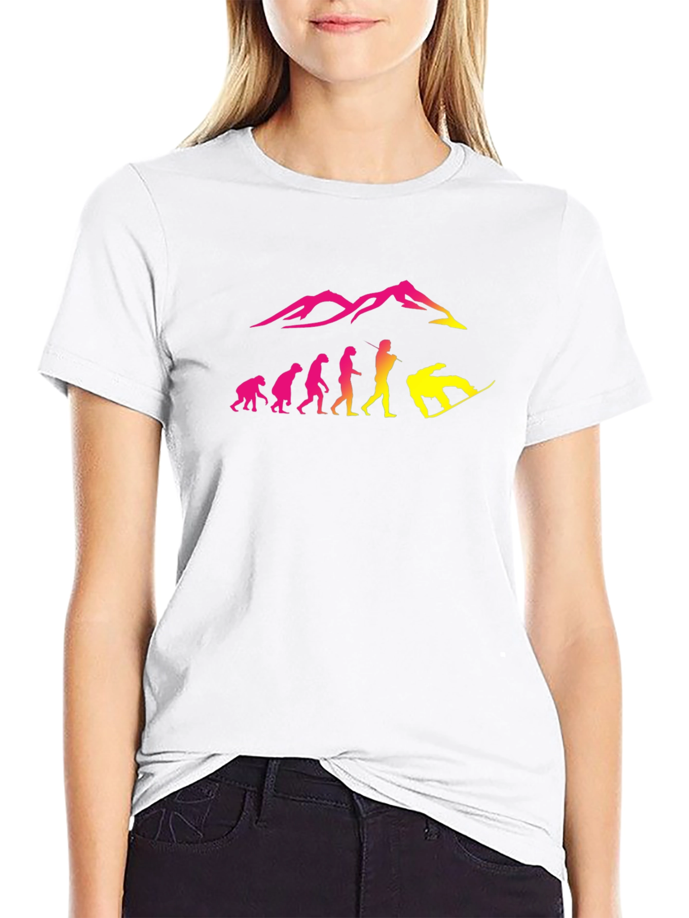 Snowboard Evolution Graphic Tee