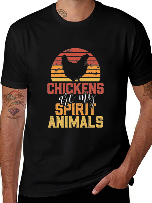 Chicken Spirit Animal T-Shirt | Funny Graphic Tee