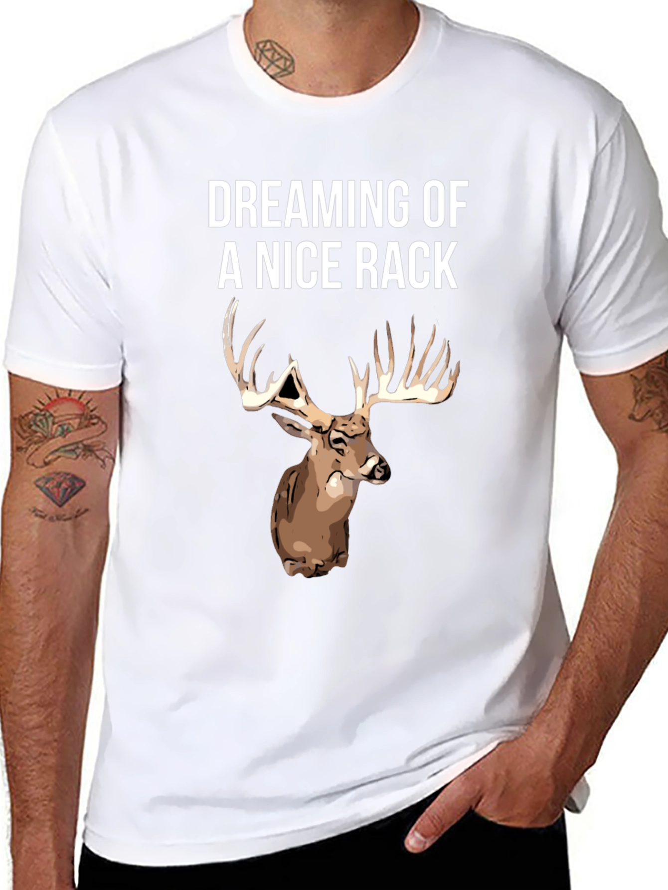 Dreaming of a Nice Rack Graphic Tee
