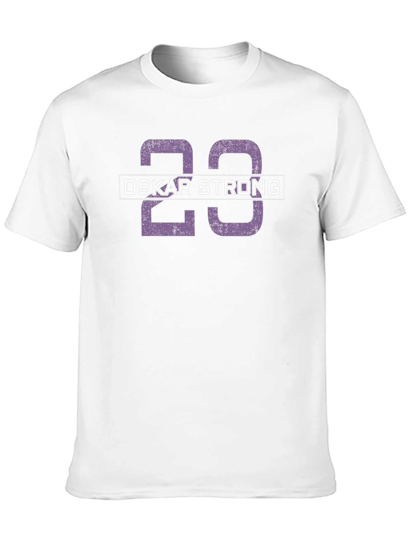 Oskar Strong 23 Black Graphic T-Shirt