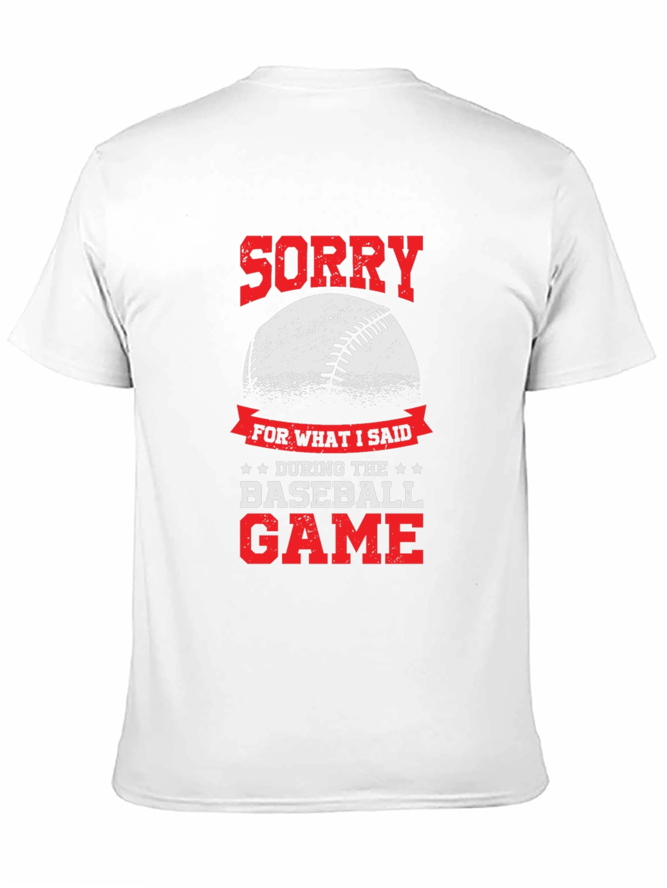 Sorry Baseball Game T-Shirt