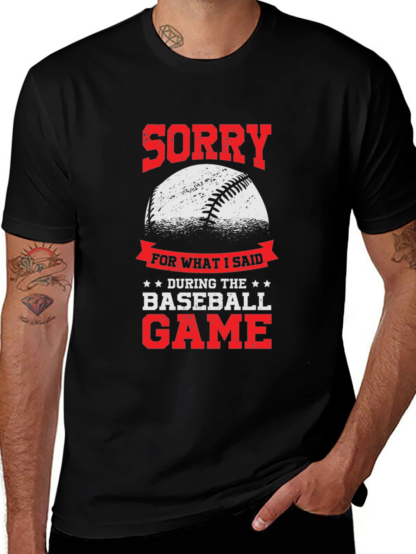 Sorry Baseball Game T-Shirt
