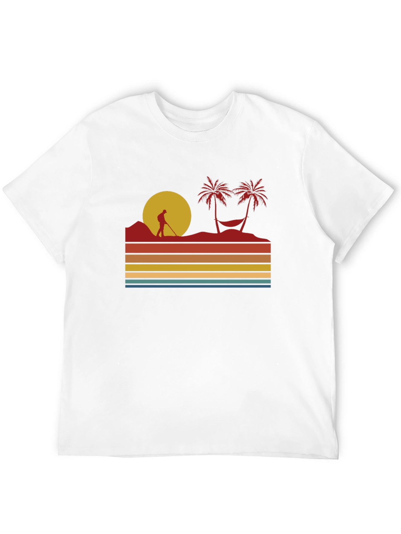 Retro Beach Sunset T-Shirt