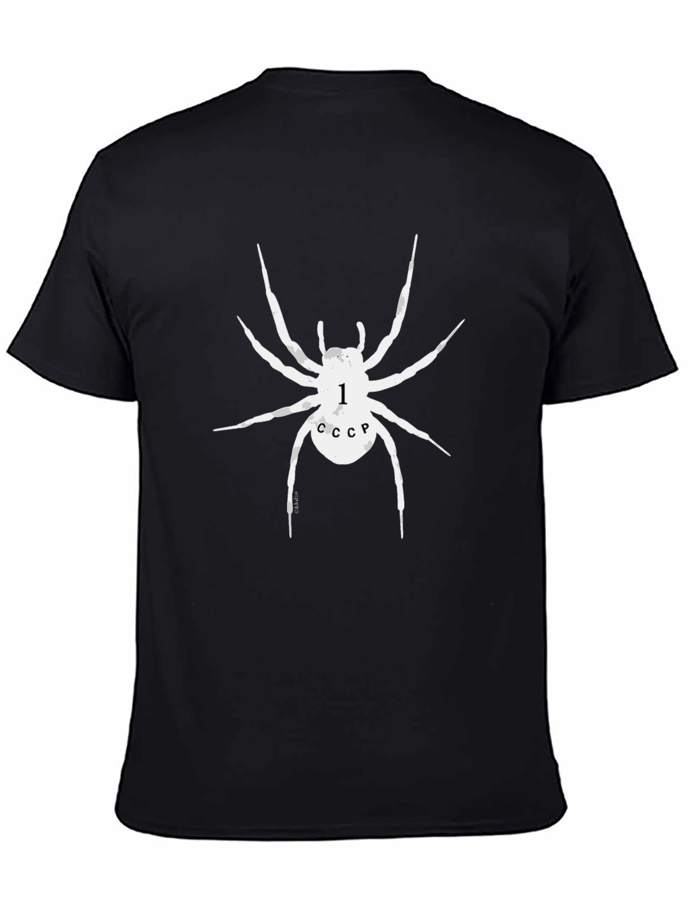 Soviet CCCP Spider Graphic T-Shirt