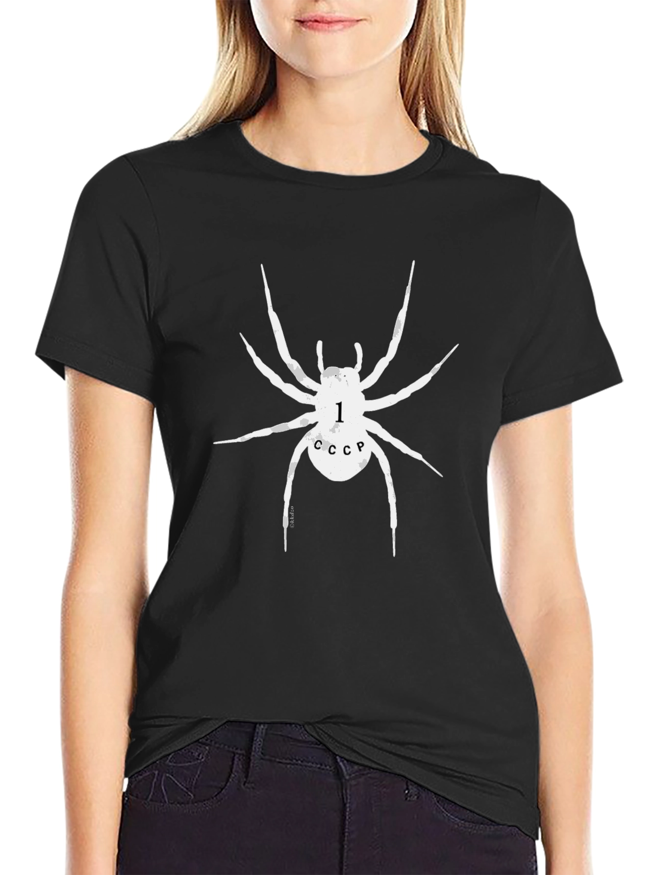 Soviet CCCP Spider Graphic T-Shirt