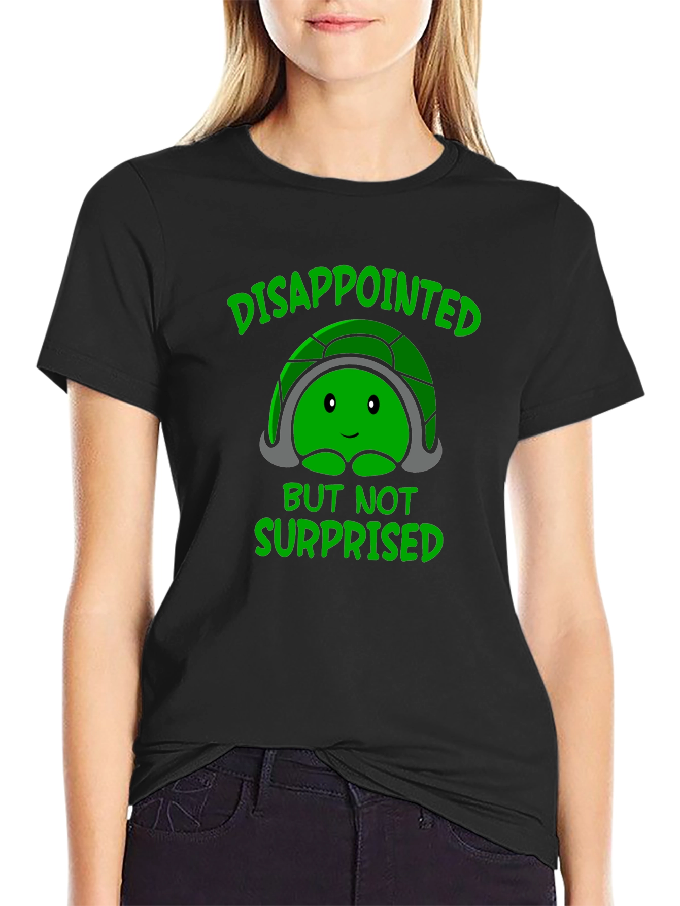 Disappointed But Not Surprised Turtle Graphic T-Shirt