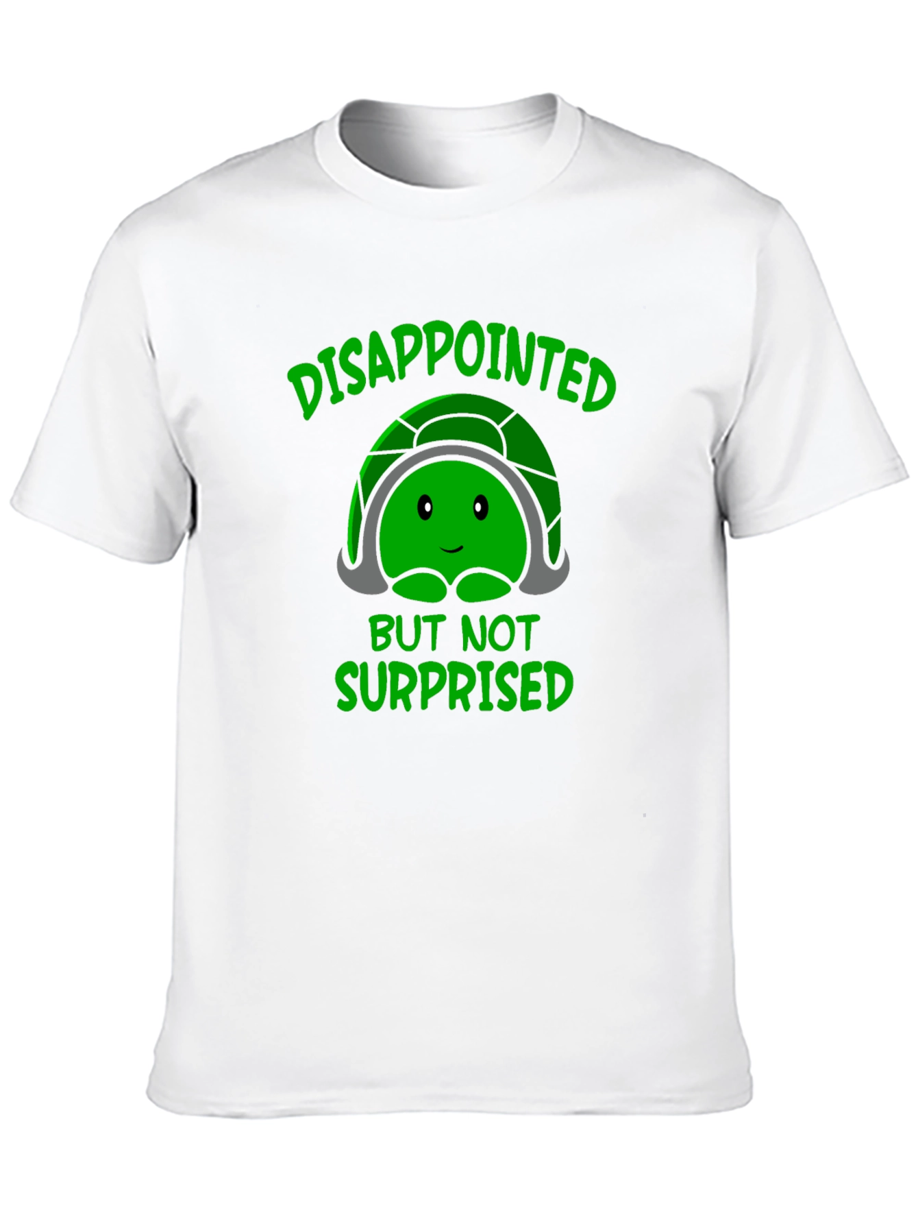 Disappointed But Not Surprised Turtle Graphic T-Shirt