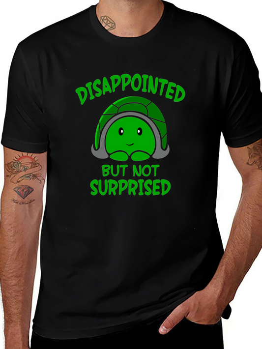 Disappointed But Not Surprised Turtle Graphic T-Shirt