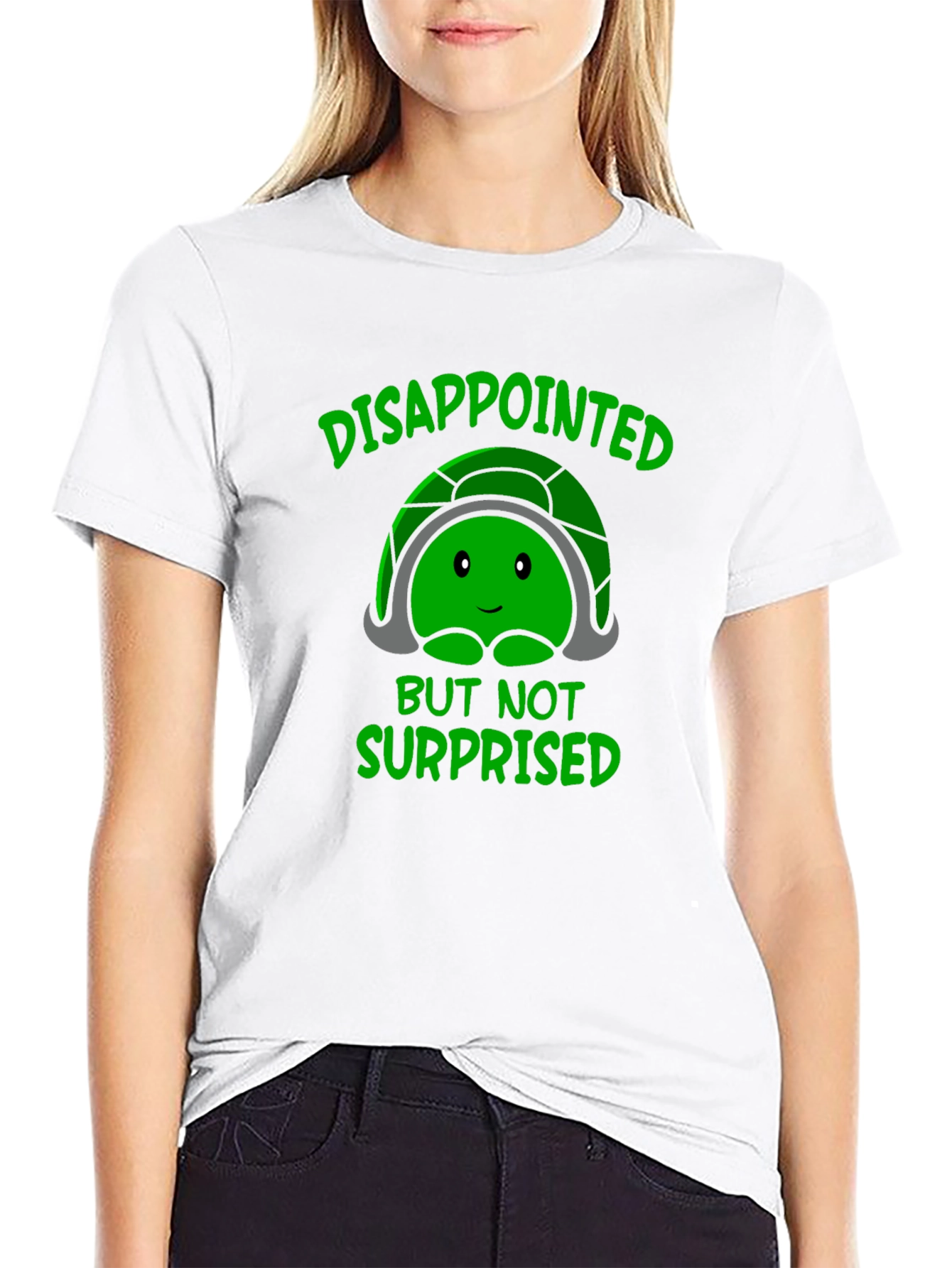 Disappointed But Not Surprised Turtle Graphic T-Shirt