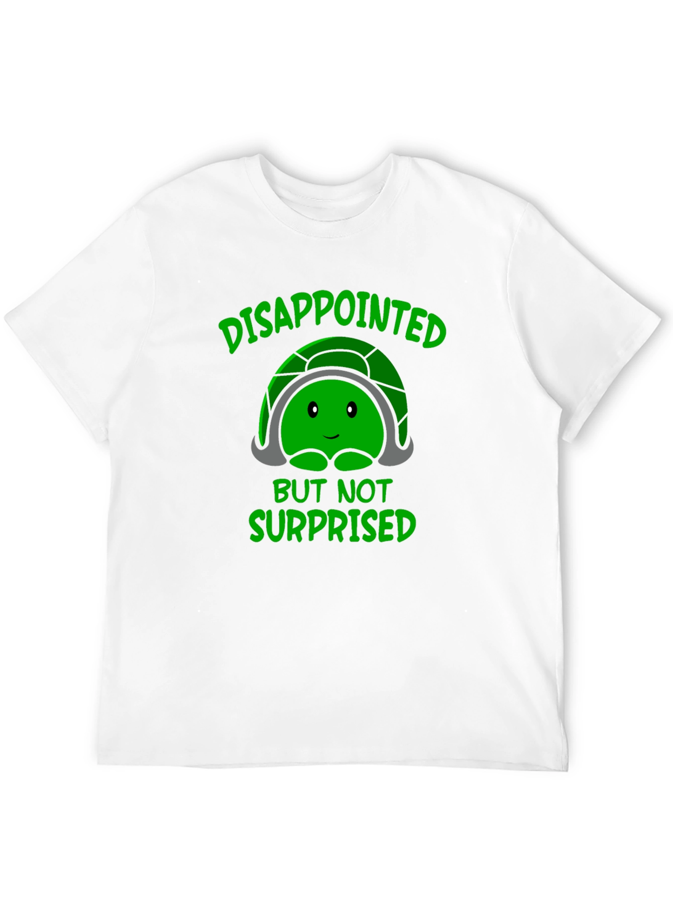 Disappointed But Not Surprised Turtle Graphic T-Shirt