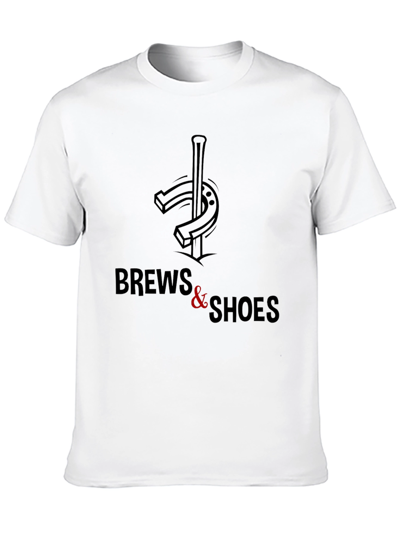 Brew & Shoes Graphic T-Shirt - Black Casual Tee
