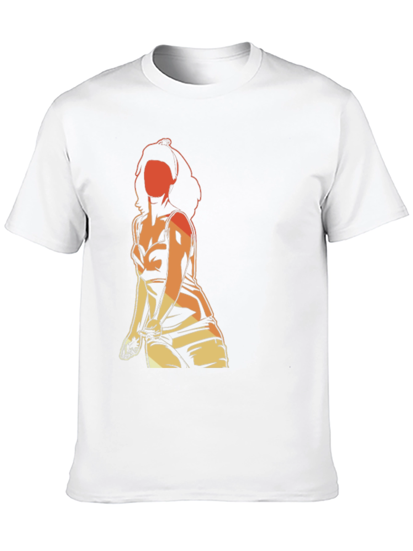 Retro Graphic T-Shirt - Woman Silhouette