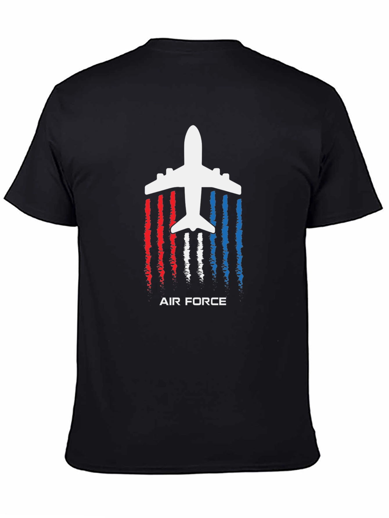 Air Force Airplane Graphic T-Shirt - Patriotic Design