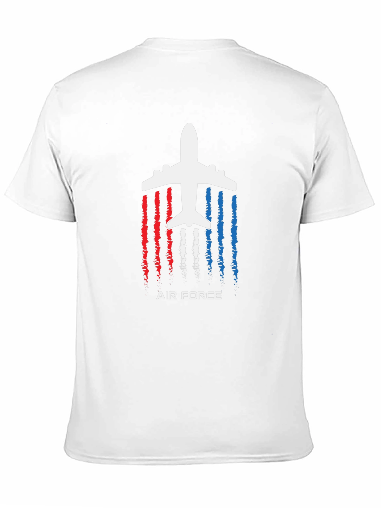 Air Force Airplane Graphic T-Shirt - Patriotic Design